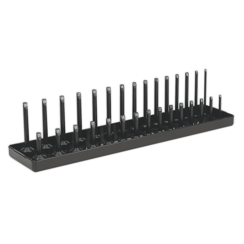 Sealey SH3815 Socket Holder 3/8"Sq Drive 6-20mm