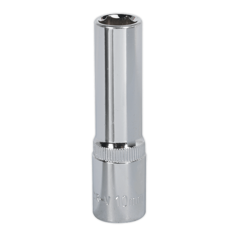 Sealey SP3810D WallDrive Socket 10mm Deep 3/8"Sq Drive Fully Polished