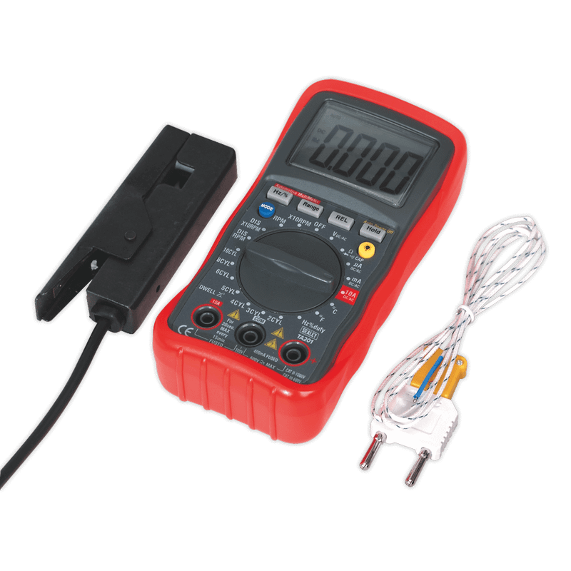 Sealey TA201 Digital Automotive Analyser 13 Function with Inductive Coupler