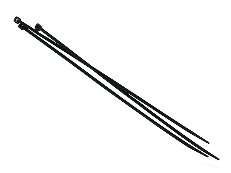 Faithfull FAICT200B Cable Ties Black 3.6 x 200mm (100 Pack)