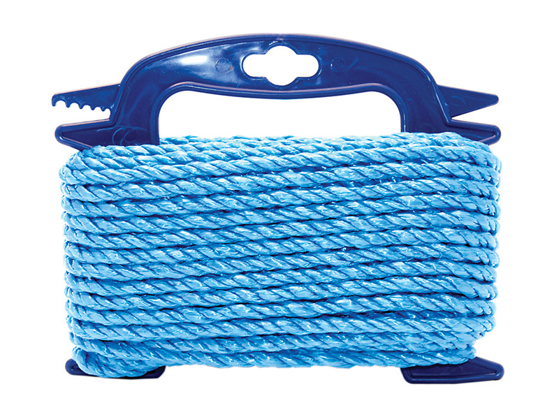 Faithfull FAIRB8015H Blue Poly Rope 8mm x 15m