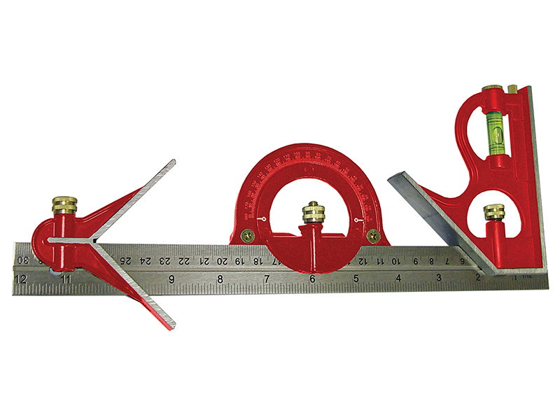 Faithfull FAICS300SET Combination Square Set 300mm (12in)