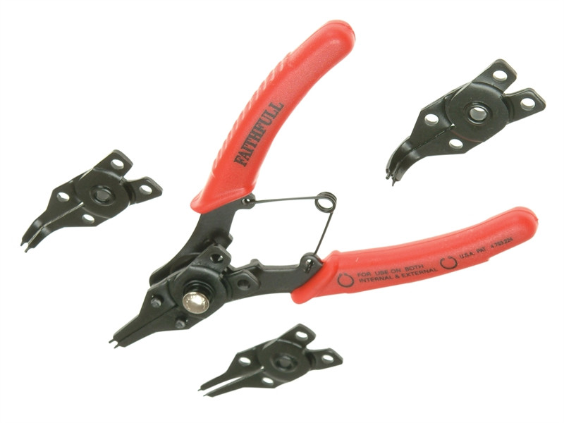Faithfull FAIPLCIRSET Circlip Pliers Set (5 Pieces)