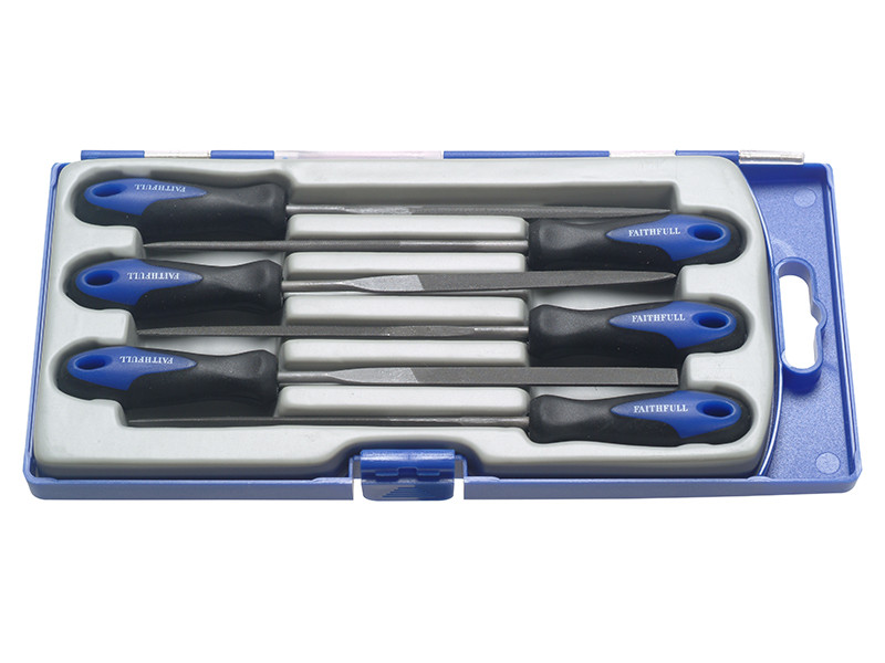 Faithfull FAIPPNEEDLE Precision Needle File Set (6 Pack)