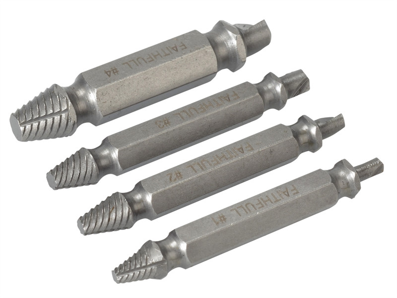 Faithfull FAISBEXTRACT Screw Extractor Set (4 Pieces)