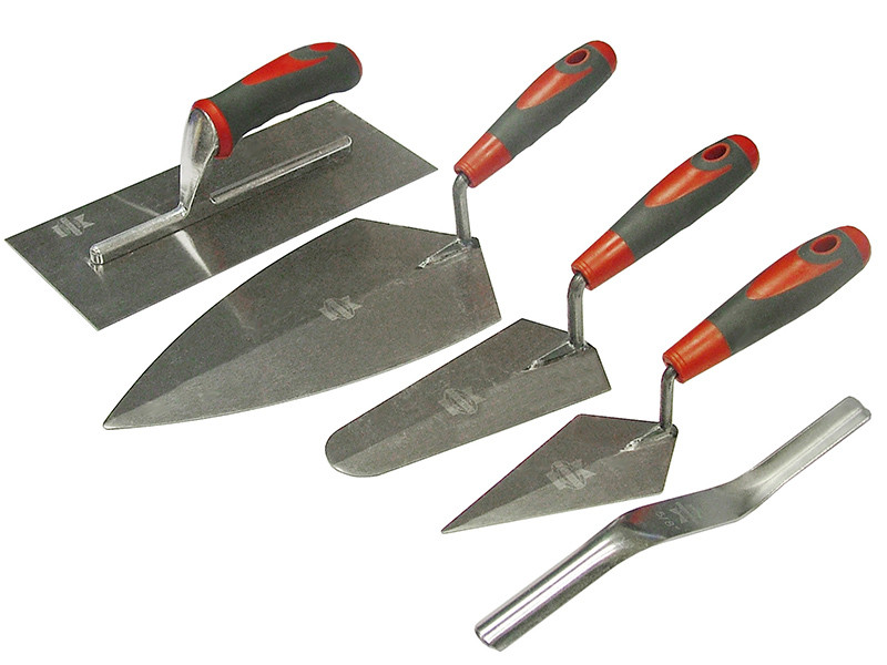 Faithfull FAISGTSET5 Soft Grip Handle Trowel Pack (5 Pack)