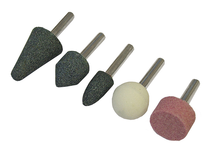 Faithfull FAIGWSET5 Mounted Grinding Stones Set (5 Pieces)