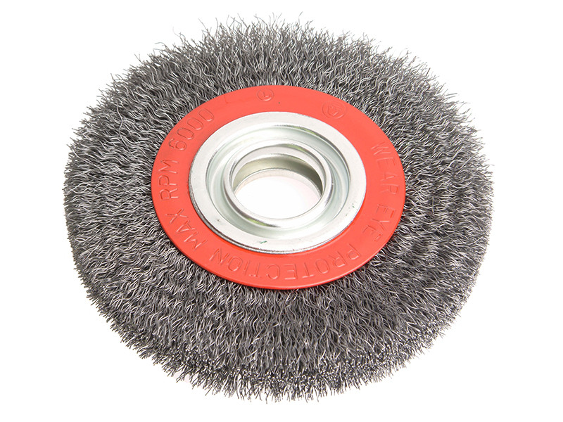 Faithfull FAIWBWW150 Wire Wheel 150mm x 23 x 32mm 0.3mm Wire