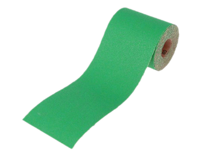 Faithfull FAIAR560G Aluminium Oxide Sanding Paper Roll Green 115mm x 5m 60G