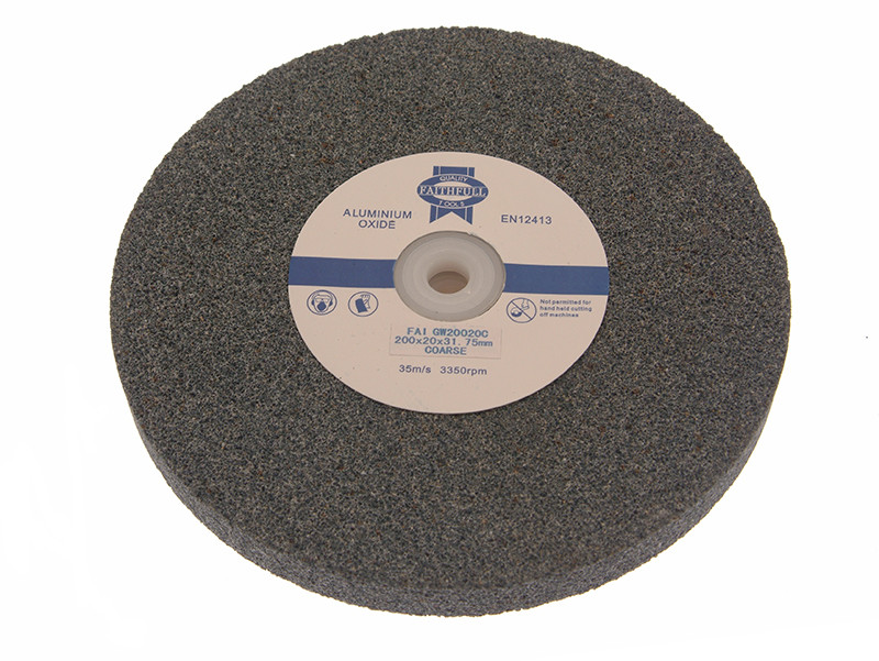 Faithfull FAIGW20025C General Purpose Grinding Wheel Coarse Alox 200 x 25mm