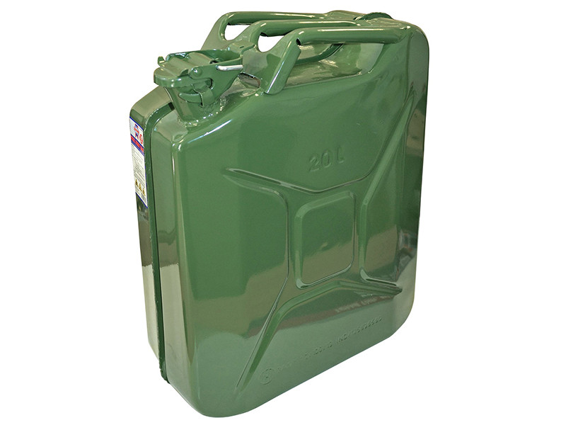 Faithfull FAIAUJERRY20 Metal Jerry Can Green 20L