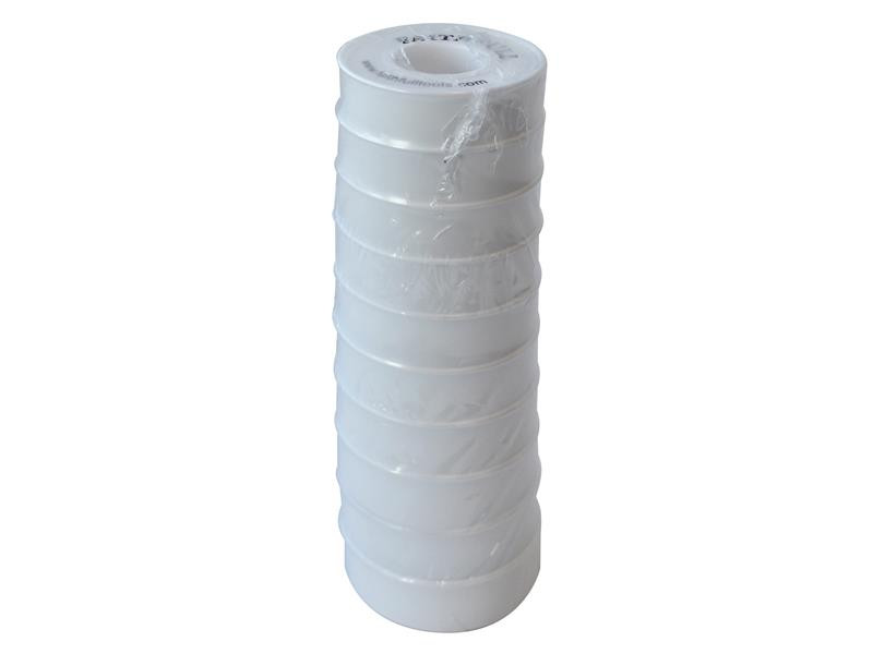 Faithfull FAITAPEPTF10 P.T.F.E Tape 12mm x 12m White (10 Pack)