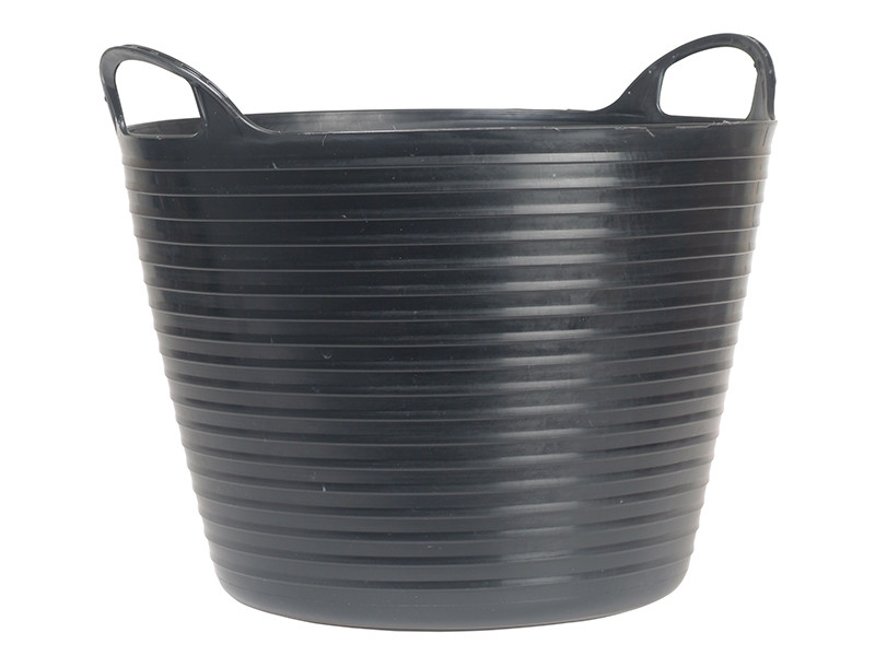 Faithfull FAIFLEX15B Heavy-Duty Polyethylene Flex Tub Black 15L