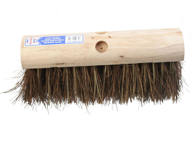 Faithfull FAIBRBC13SA Stiff Bassine / Cane Saddleback Broom 325mm (13 in)
