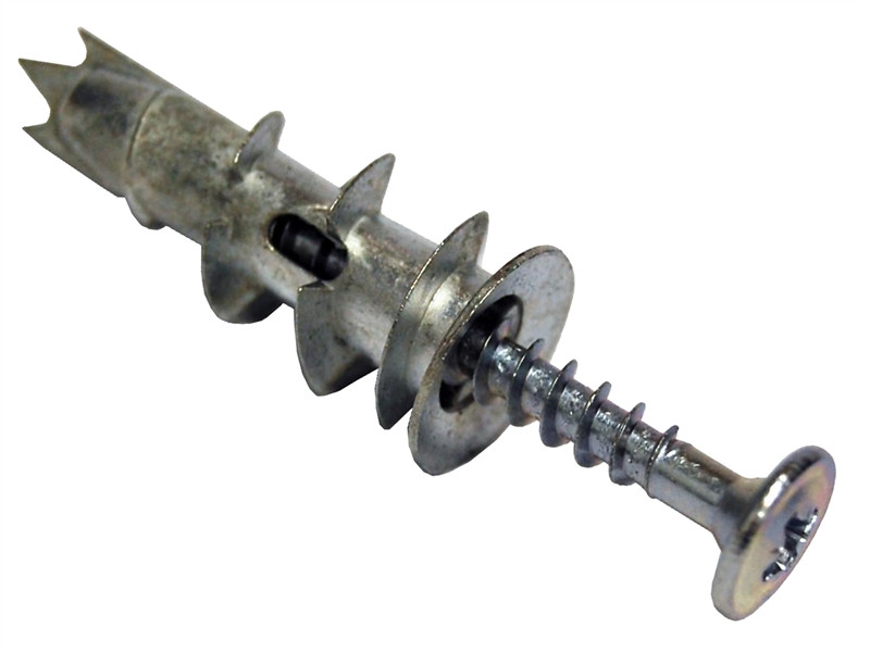 Cavity Wall Zinc Speed Plug & Screw 4.5 x 35mm Bag 25 | Toolden