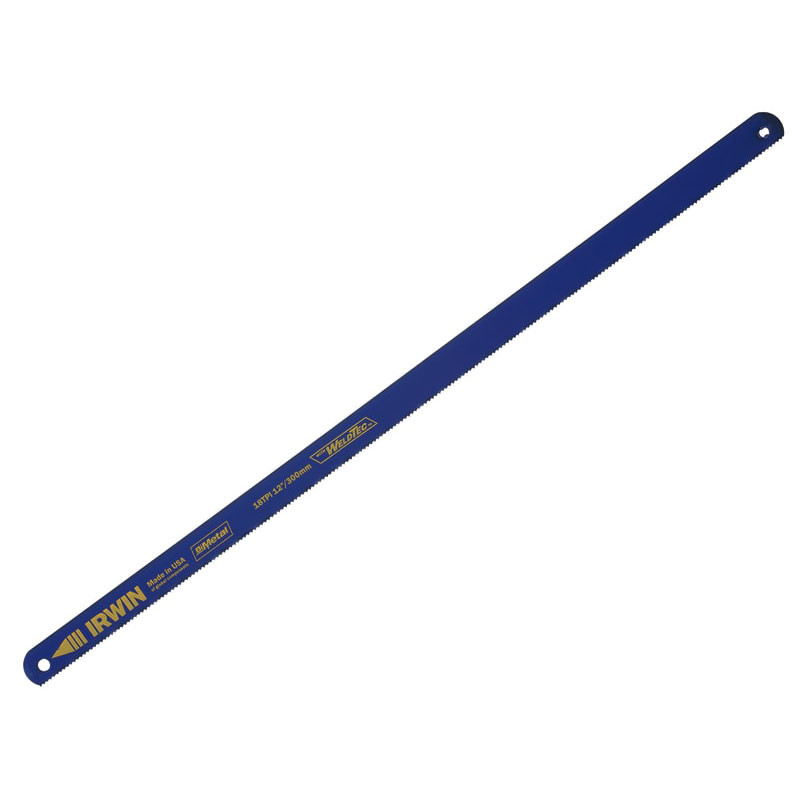 IRWIN IRW10504523 Bi-Metal Hacksaw Blades 300mm (12in) 18tpi Pack 2
