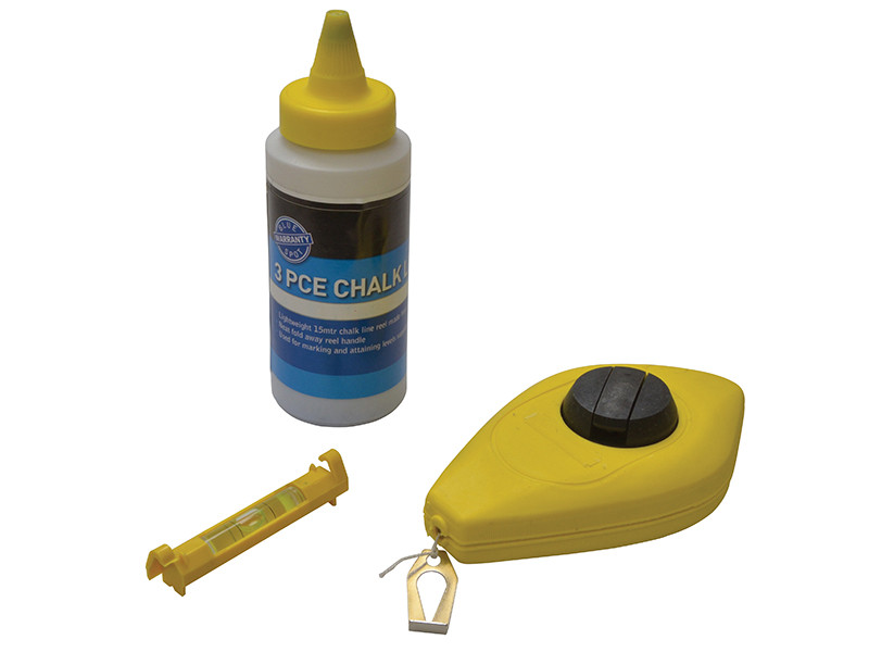 BlueSpot Tools B/S34634 Chalk Line Set 3 Piece | Toolden