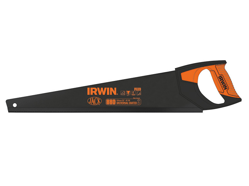 IRWIN Jack JAK880BUN22 880 UN Universal Hand Saw 550mm (22in) Coated 8 TPI | Toolden