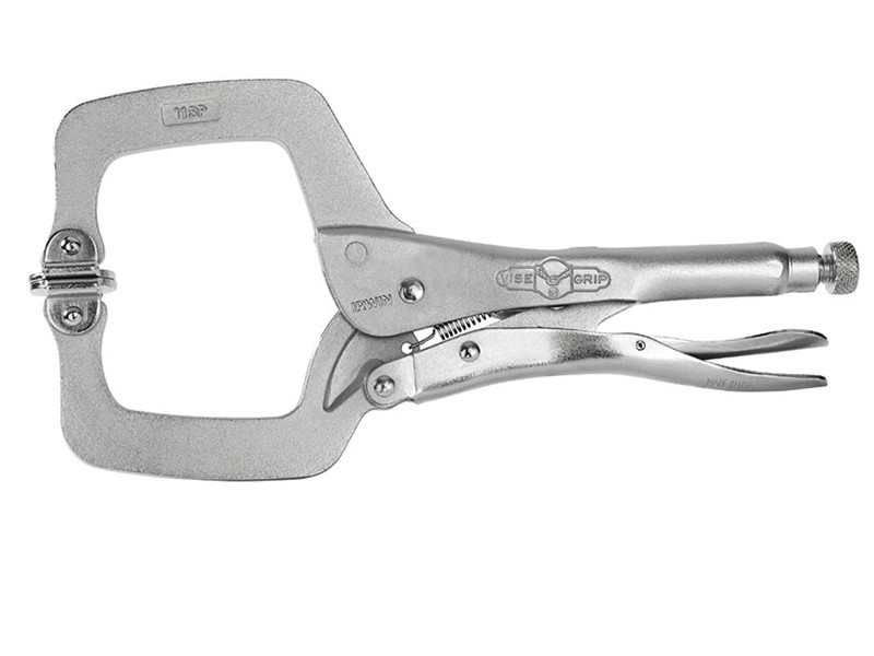 IRWIN Vise-Grip VIS11SP 11SP Locking C Clamp Swivel Pad 275mm (11in) | Toolden