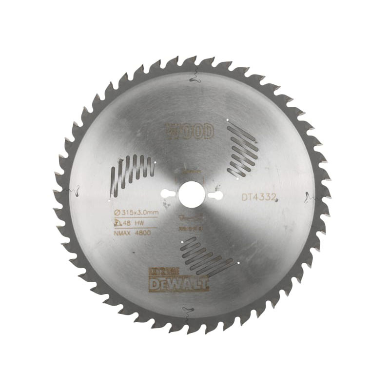 DeWalt DEWDT4332QZ Series 60 Circular Saw Blade 315 x 30mm x 48T