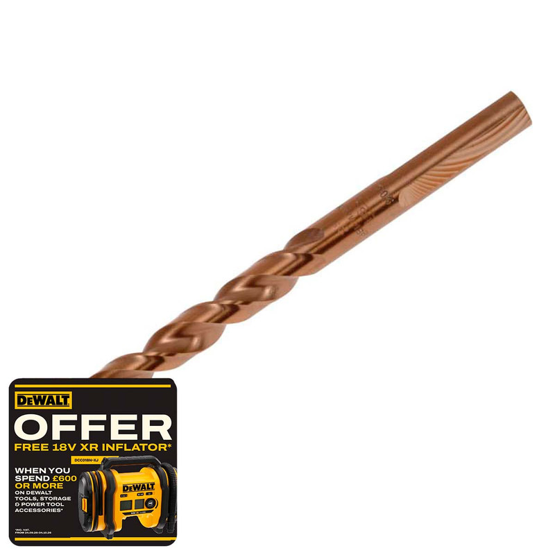 DeWalt DEWDT5542QZ Extreme 2 Metal Drill Bits (10) 3.5mm OL:70mm WL:39mm