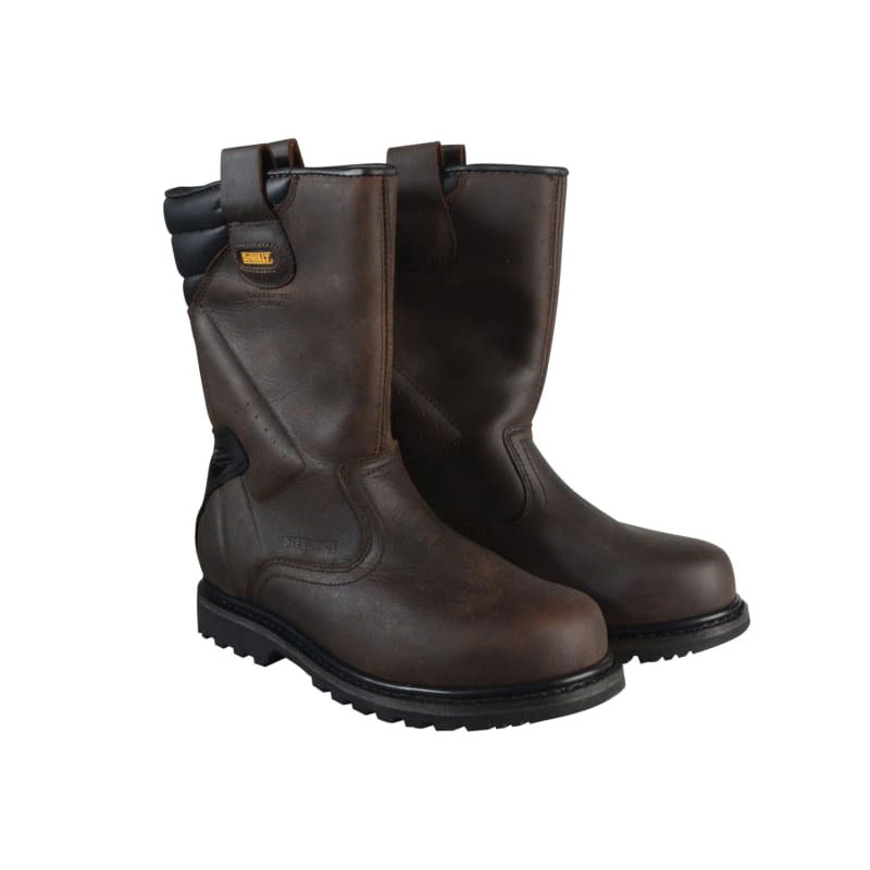 DeWalt DEWRIGGER10 Classic Rigger Brown Safety Boots UK 10 Euro 44