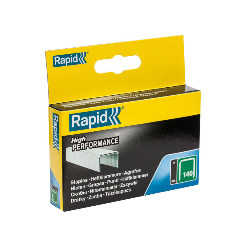 Rapid RPD14012 140/12 12mm Galvanised Staples Box 2000 | Toolden