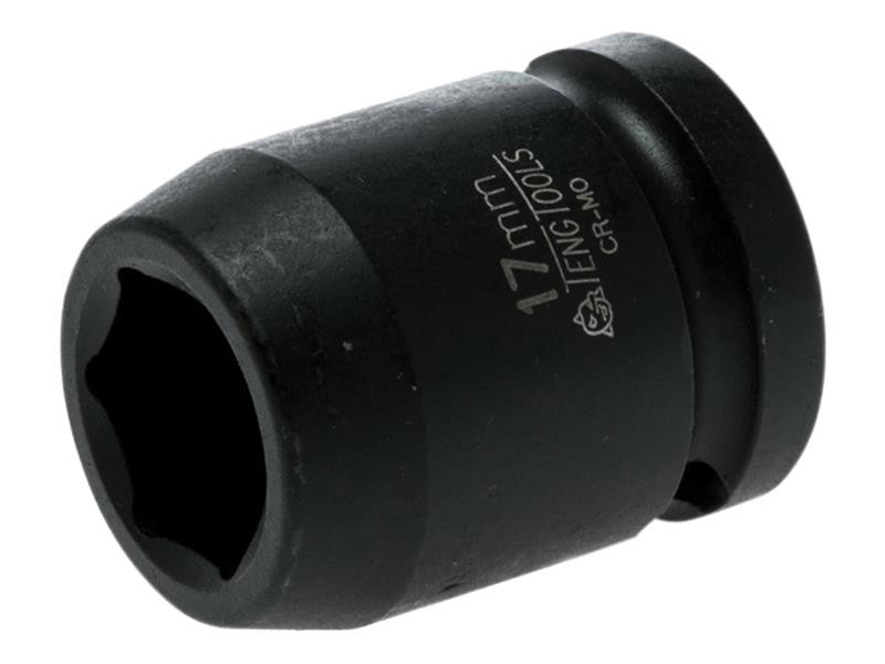 Teng TEN920517N Impact Socket Hexagon 6 Point 1/2in Drive 17mm | Toolden