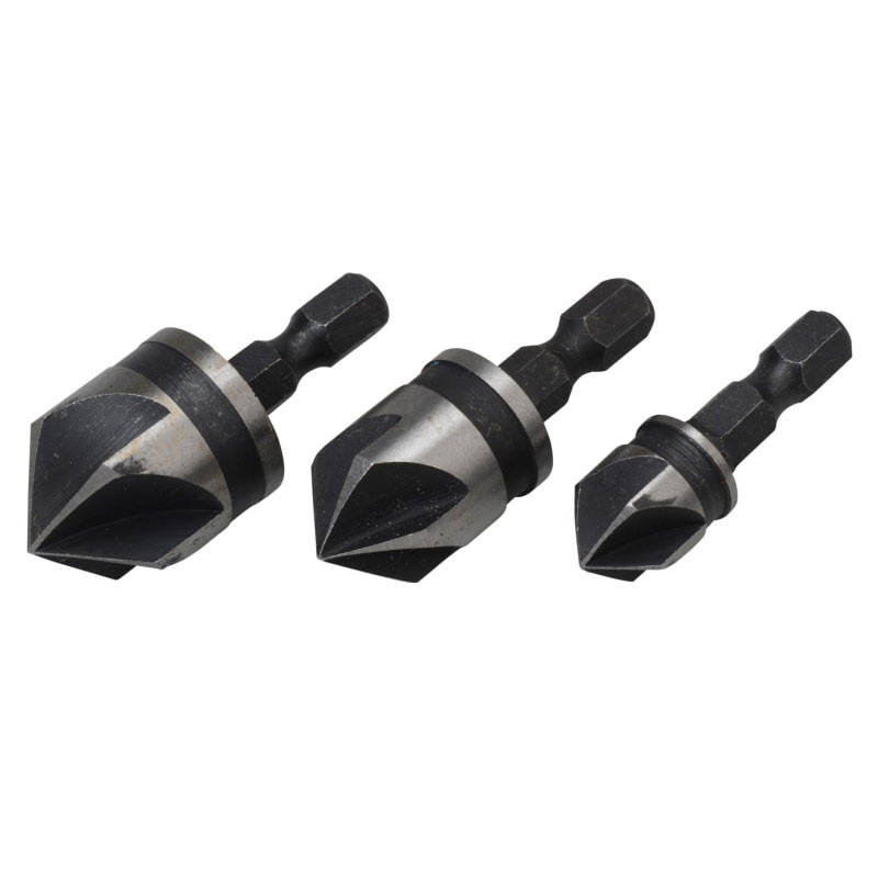BlueSpot Tools B/S20310 Countersink Bit Set 3 Piece  | Toolden