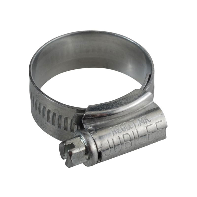 Jubilee JUB1A 1A Zinc Protected Hose Clip 22 - 30mm (7/8 - 1.1/8in)  | Toolden