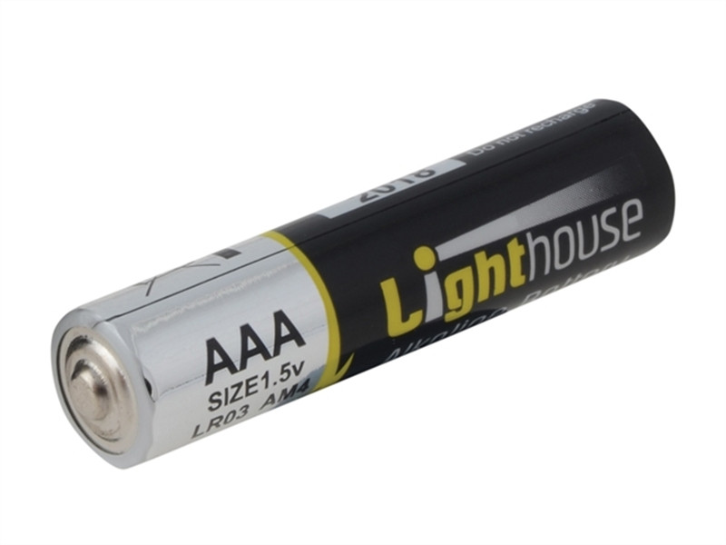 Lighthouse L/HBATAAA AAA LR03 Alkaline Batteries 1120 mAh (Pack 4) | Toolden