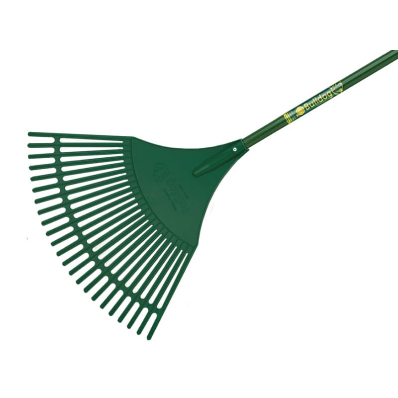 Bulldog BUL7128 Evergreen Plastic Leaf Rake Aluminium Shaft | Toolden