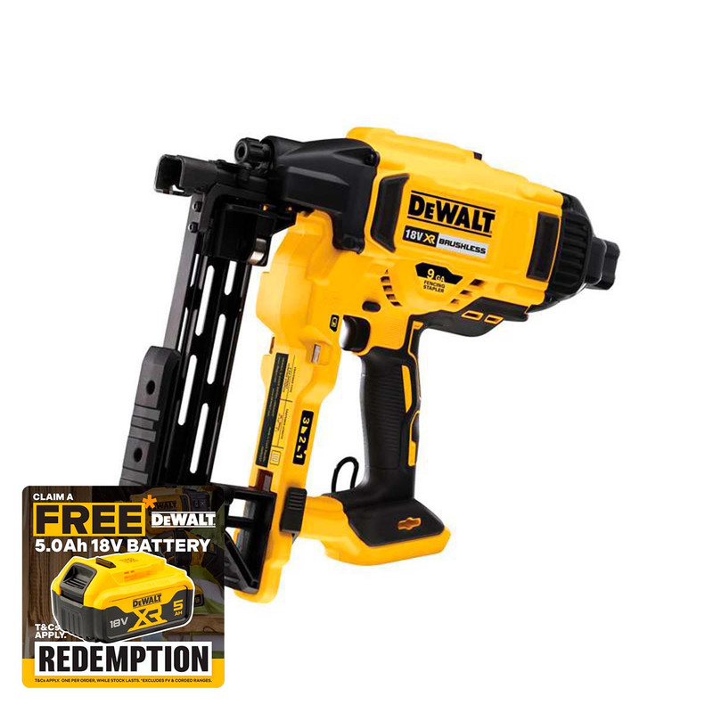 DeWalt DCFS950N DCFS950N Brushless XR Fencing Stapler 18V Bare Unit | Toolden