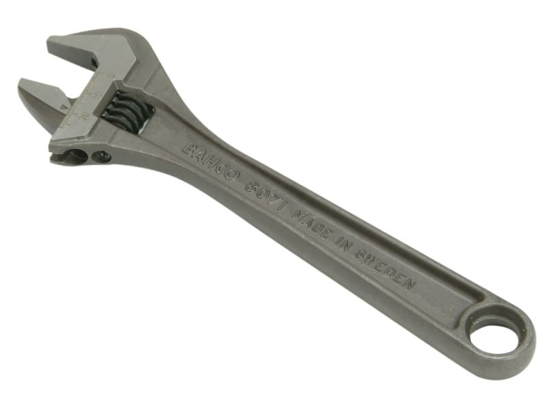 Bahco 8072 Black Adjustable Wrench 250mm (10in) | Toolden