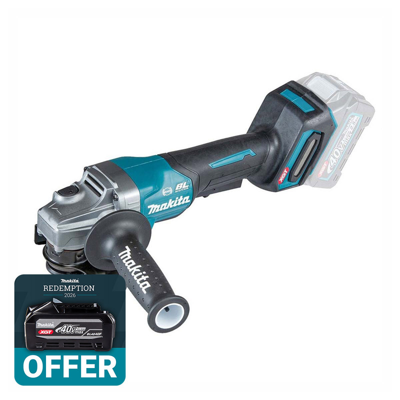 Makita GA012GZ 40V Max XGT Brushless 115mm Angle Grinder (Body Only)