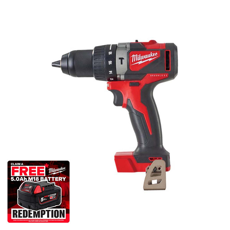 Milwaukee M18BLPD2-0 Combi Drill 18V Body Only | Toolden