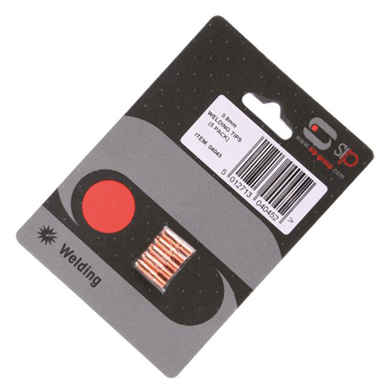 SIP 04045 5x 0.8mm 15 MIG Welding Tips | Toolden