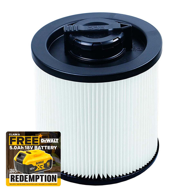 DeWalt DXVC4001 Regular Cartridge Filter-4 gal, White | Toolden