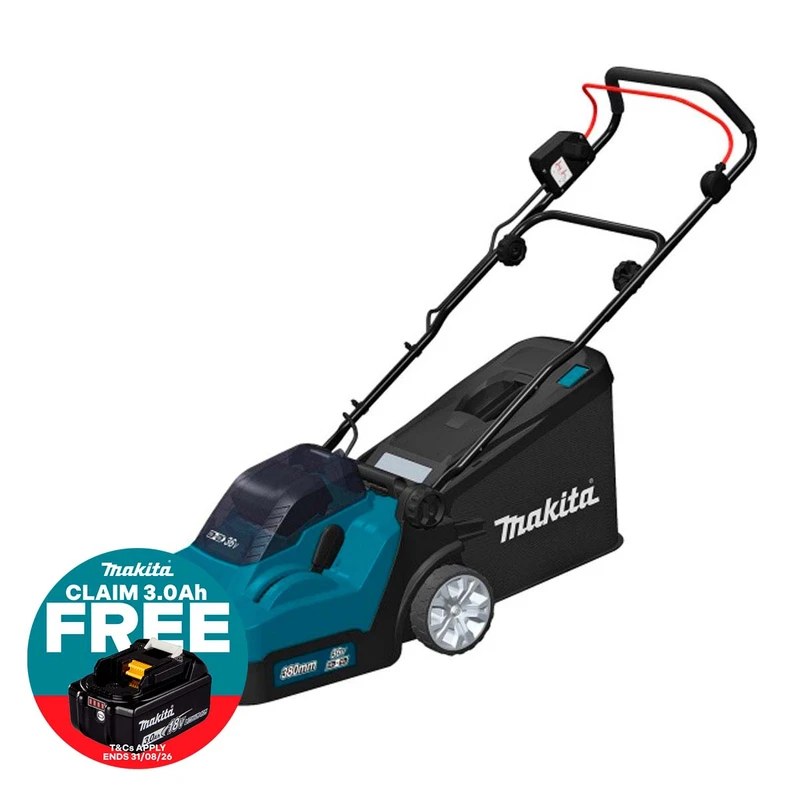Makita DLM382Z  380mm Twin 18V LXT Cordless Lawn Mower (Body Only)