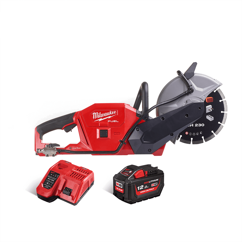 Milwaukee M18 FCOS230-121 18V 230mm Fuel Cut Off Saw with 1x 12.0Ah Battery
