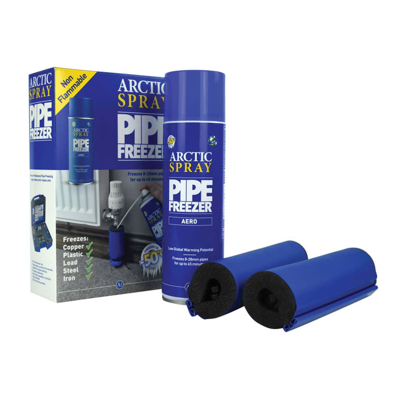 Arctic Hayes ARCZEK2 ZE Spray Pipe Freezer Aero for 2 x 8-15mm or 1 x 22-28mm Pipe Freeze (Large Kit) 