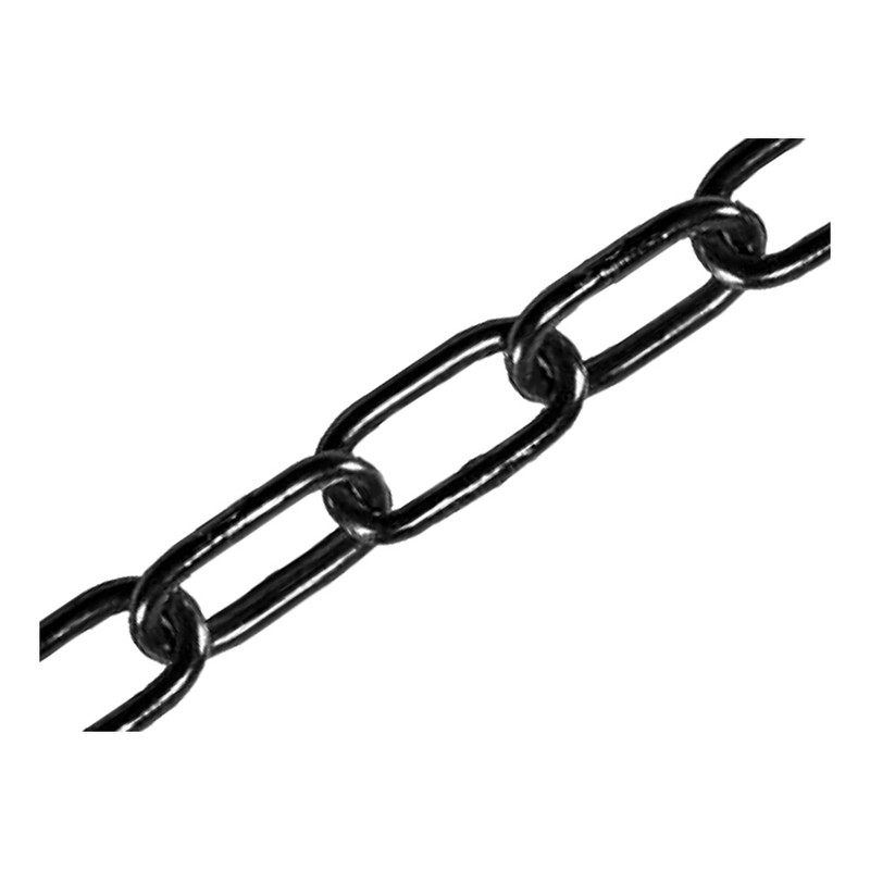 Faithfull FAICHCUT25B Black Japanned Chain 2.5mm x 2.5m Max Load 50kg
