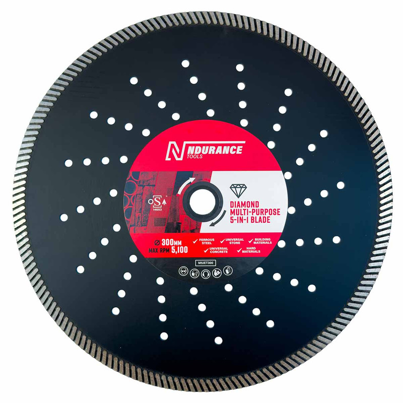 N-Durance M5JET300 5 in 1 Multi Purpose Diamond Blade