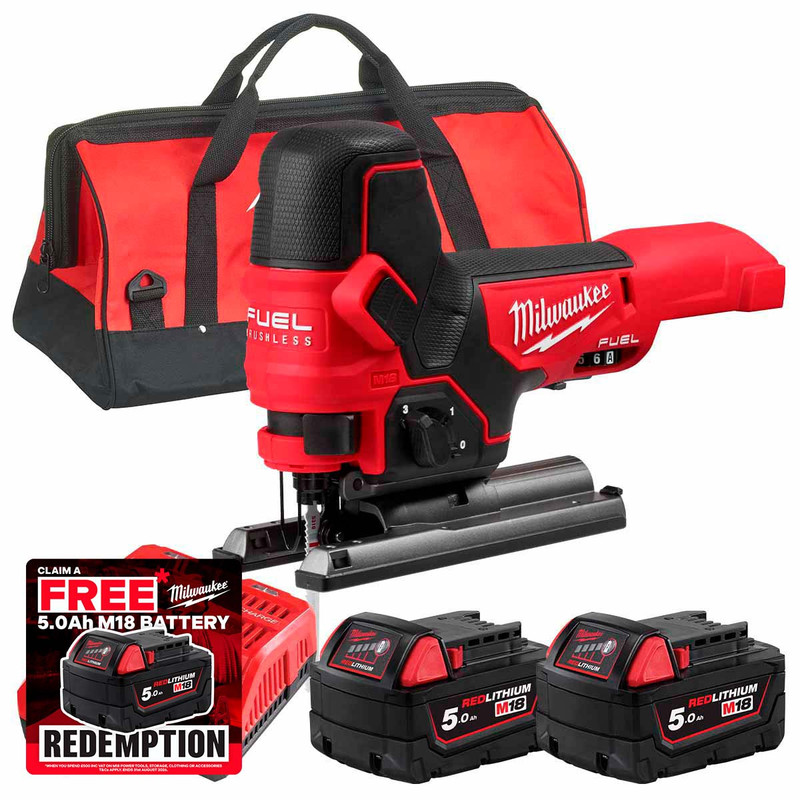 Milwaukee M18 FBJS-502X 18V FUEL Barrel Grip Jig Saw