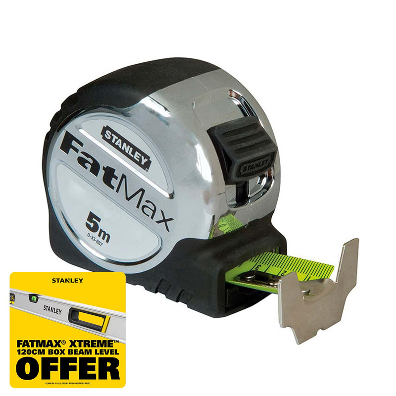 Stanley Tools FatMax Tape Measure 5m (Width 32mm)