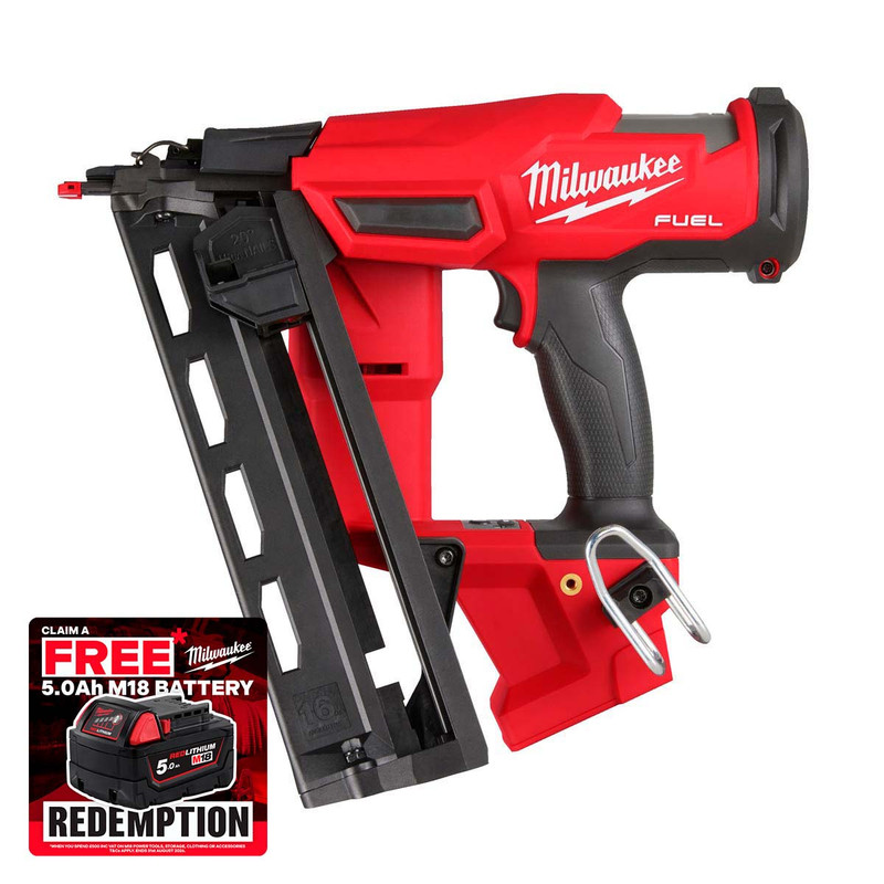 Milwaukee M18FN16GA-0X 18V Fuel 16 Ga Angled Second Fix Finish Nailer (Body Only)