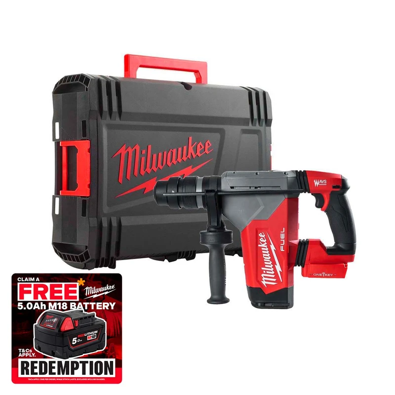 Milwaukee M18 ONEFHPX-0X 18V Fuel One-Key SDS Plus Hammer in a HD Box