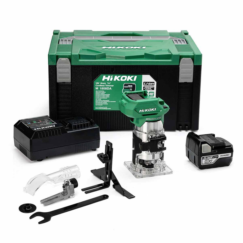 Hikoki M1808DAJPZ 1/4" 18V Trimmer with 1 x 5.0Ah Battery