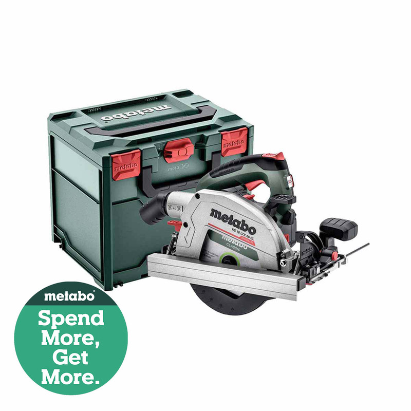 Metabo KS 18 LTX 66 BL 18V Cordless Circular Saw with a metaBOX (Body Only) 611866840