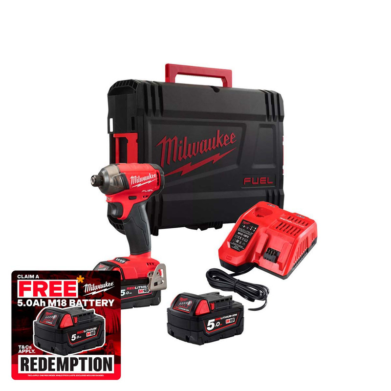 Milwaukee M18 FQID-502X 18V Fuel Surge 1/4" Hex Hydraulic Impact Driver